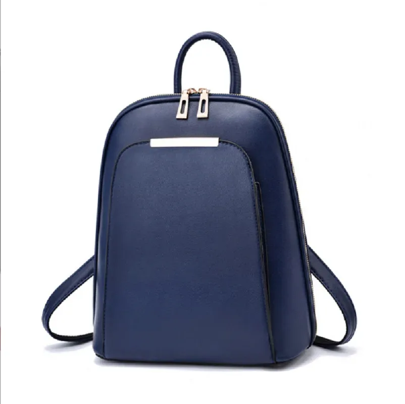 nouveaux sacs à dos en cuir de haute qualité pour femmes 2026, sacs à bandoulière de voyage à double fermeture éclair, sacs fourre-tout et sacs d'école pour ordinateur portable, style coréen tendance