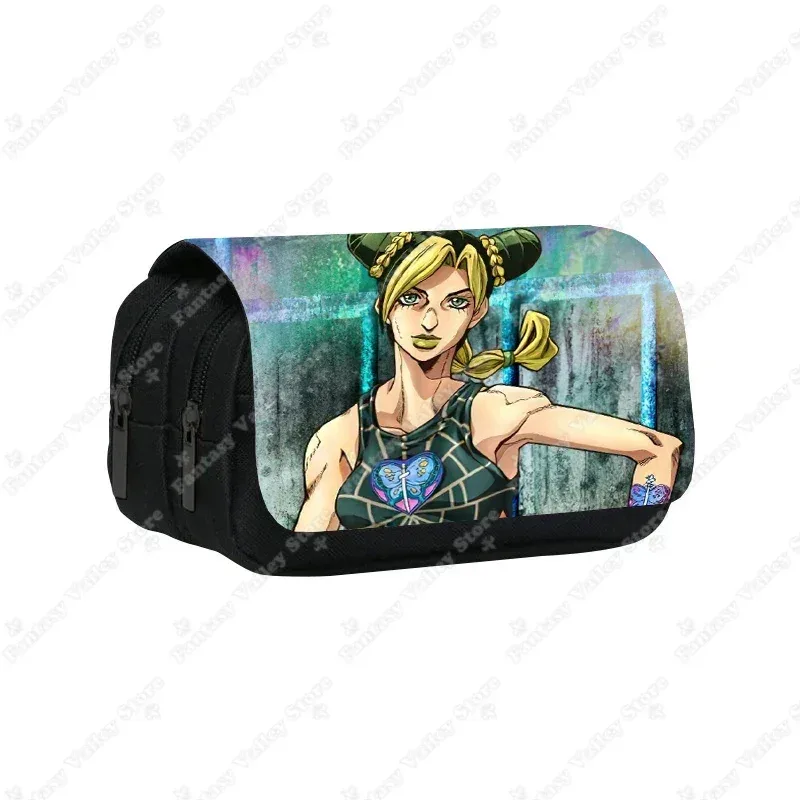 trousse à cosmétiques kujo kira yoshikage pour femmes, trousse à crayons, boîte à crayons scolaire, anime jojo ives arre adventure, killer calls een