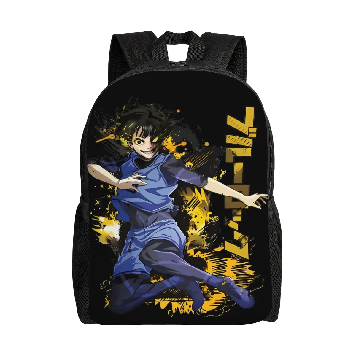 sac à dos blue locks pour hommes, femmes, adolescents, lycéens, randonnée, voyage, sac à dos de jour, football, anime, sacs en toile pour ordinateur portable, durable