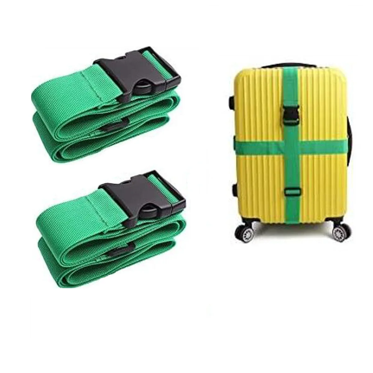 sangles de sécurité réglables pour bagages, ceinture de bagage avec fermeture à boucle, ceinture de bagage pour fermeture de sac de voyage de valise, sécurité des bagages