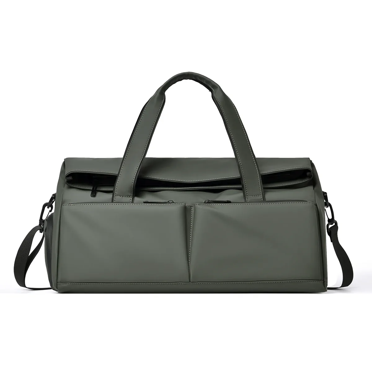 sac de voyage sportif de grande capacité, résistant à l'usure, avec compartiments séparés pour articles humides et secs et compartiment à chaussures indépendant, sac de fitness unisexe à porter à la main ou en bandoulière