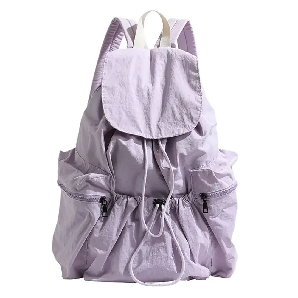 sac à dos wstring de proximité de style coréen, sac en nylon souple léger, sac fourre-tout solide pour documents, sac initié, employé de bureau, possède un design de niche, mignon