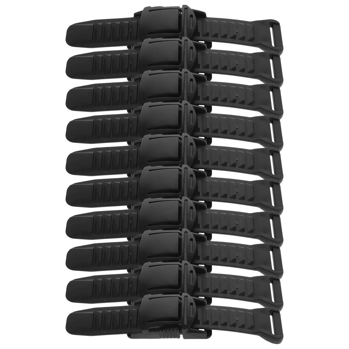 10 ensembles de boucles réglables multifonctions pour sacs à dos, sangles, ceintures, sacs, colliers pour chiens, boucles de sangle en plastique résistantes à l'usure