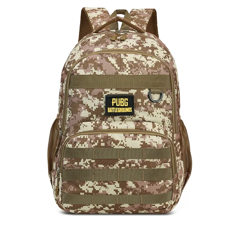 sac à dos camouflage grande capacité - fermeture éclair, randonnée, voyage, sac à dos d'aventure en plein air