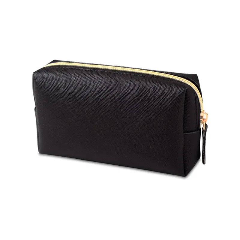 sacs de toilette portables en cuir pu, 1 pièce, sacs de maquillage de voyage imperméables pour femmes, petits, moyens et grands sacs de rangement de cosmétiques