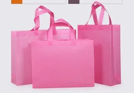 lot de 20 sacs fourre-tout non tissés, sac de shopping durable et écologique avec poignées pour les courses, possibilité d'impression personnalisée du logo.