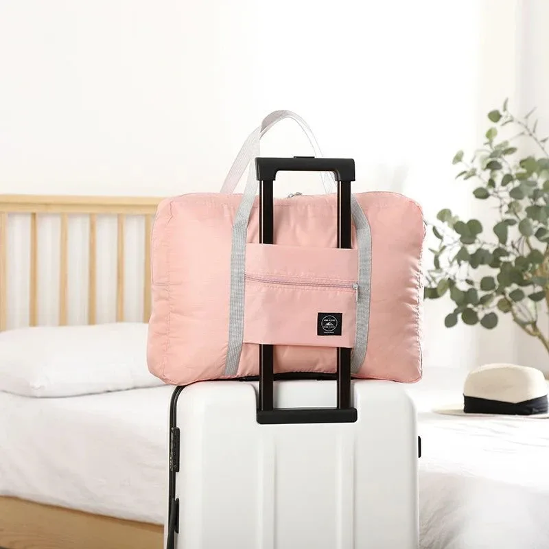 sac de voyage pliable pour compagnie aérienne, sac à main pour femmes et filles, léger, grande capacité, sport, week-end, voyage de nuit