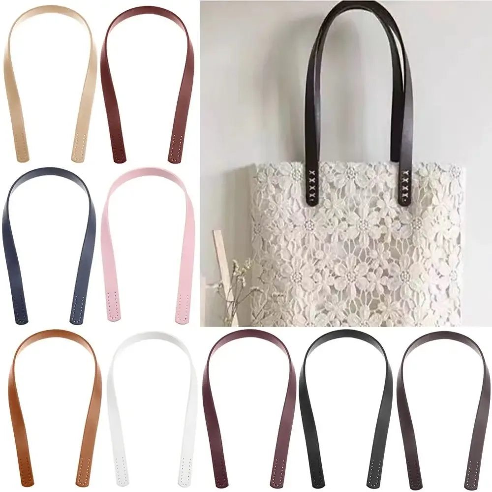 Sangle de Sac en Cuir PU pour Femme et Fille, Poignée de Remplacement pour Sac à Main, Accessoire de Ceinture, DIY, 2 Pièces
