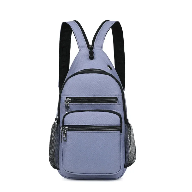 petit sac à dos unisexe à bandoulière, polyvalent, étanche, sac à bandoulière de poitrine, voyage randonnée, sac de jour de grande capacité