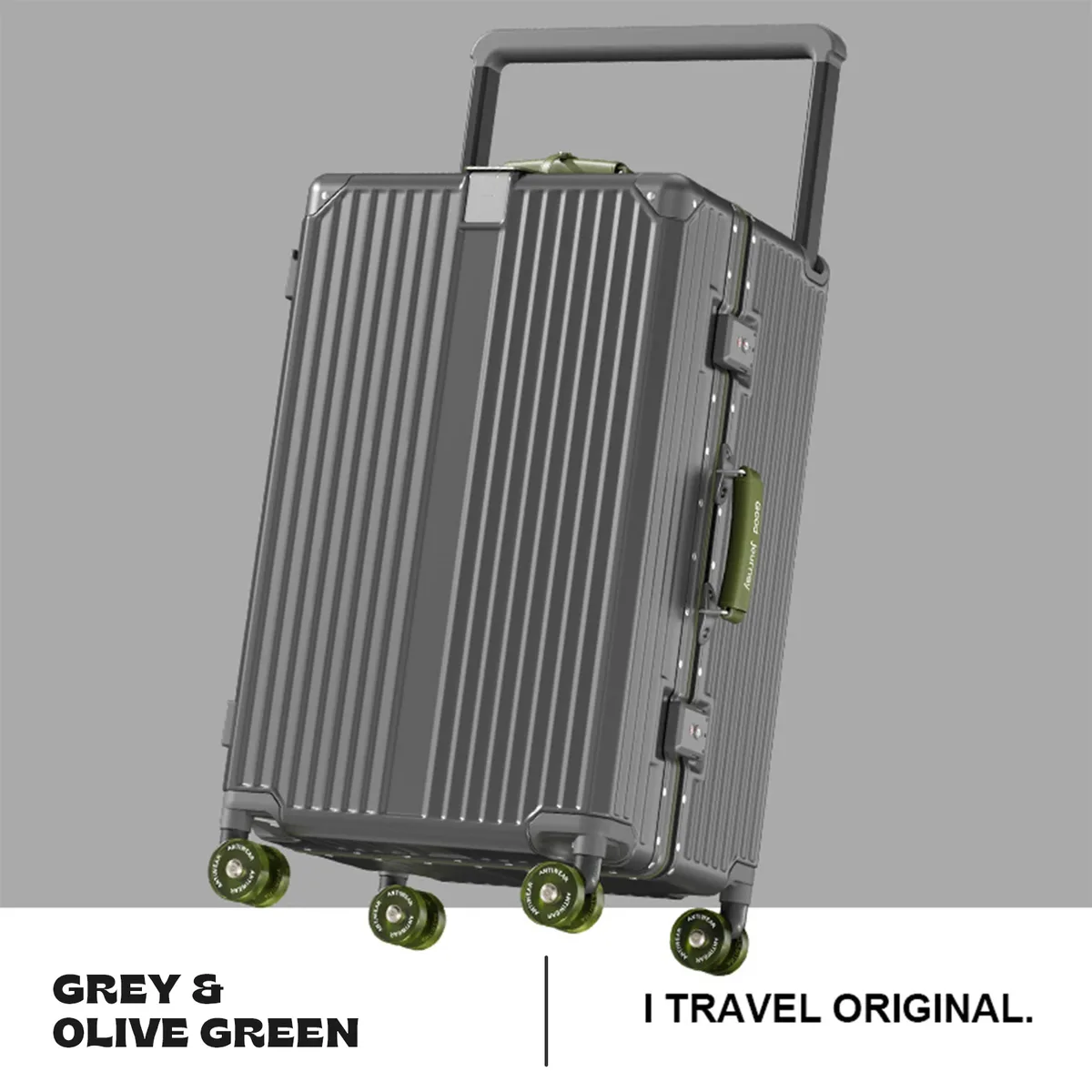 valise trolley rigide grande capacité aiweiny avec serrure tsa 3/7 séparables, roues silencieuses détachables et poignée télescopique large pour voyage