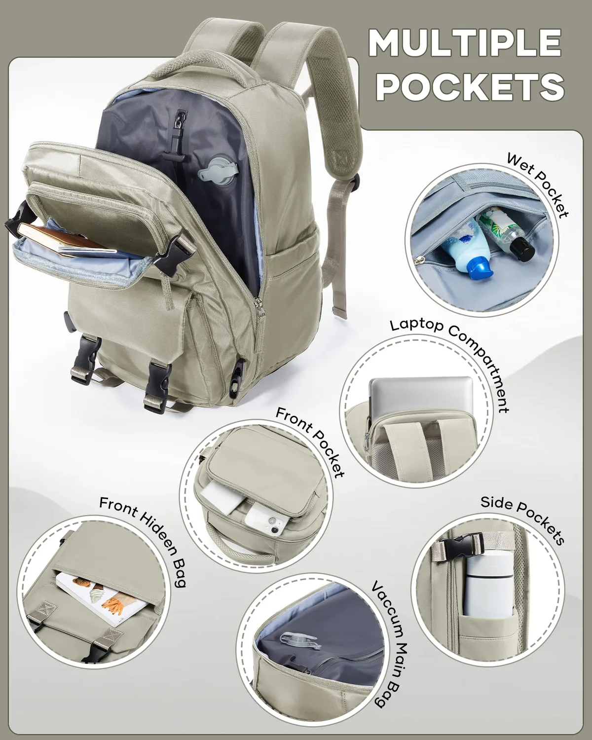 sac à dos sous vide, sac à dos ryanair 40x20x25 cm pour cabine, sac à main easyjet 45x36x20 cm, sac à dos pour ordinateur portable pour femmes/hommes