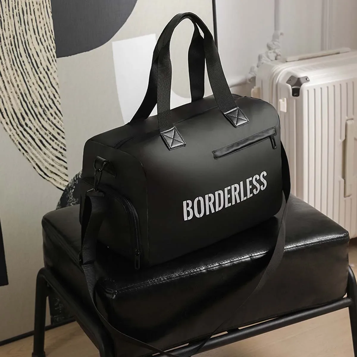 sac de sport de grande capacité, sac de voyage d'affaires court, sac de rangement portable, vpn vent, sac polochon étanche, nouveau