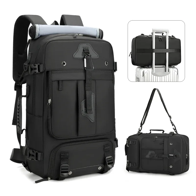 sac à dos transfrontalier pour hommes au design haut de gamme, sac à bandoulière grande capacité, sac de voyage portable, sac à dos de randonnée en plein air