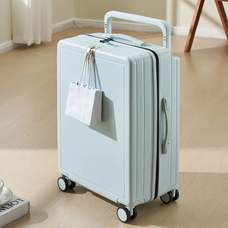 valise à roulettes large 20 pouces légère pour bagage cabine, valise de voyage multifonctionnelle 24/26 pouces grande capacité