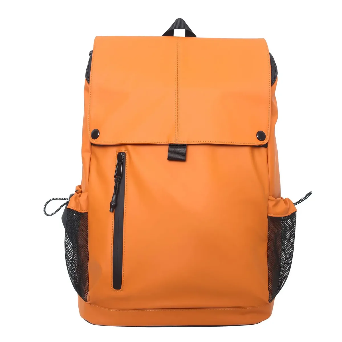 sac à dos en cuir imperméable pour hommes et femmes, orange, vert, noir, kaki, voyage en plein air, pochette d'ordinateur d'affaires, sac d'école de grande capacité