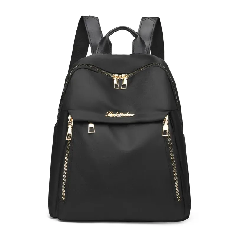 Sac à dos Oxford grill grande capacité pour femme, sac de voyage noir décontracté, sac multifonctionnel pour femme, haute qualité, nouvelle mode