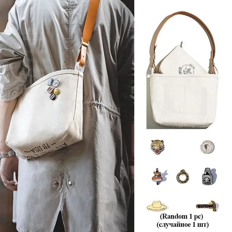 maden-sac à bandoulière en toile imprimée pour homme et femme, fourre-tout vintage unisexe, voyage décontracté, designer, tendance 2022, e27