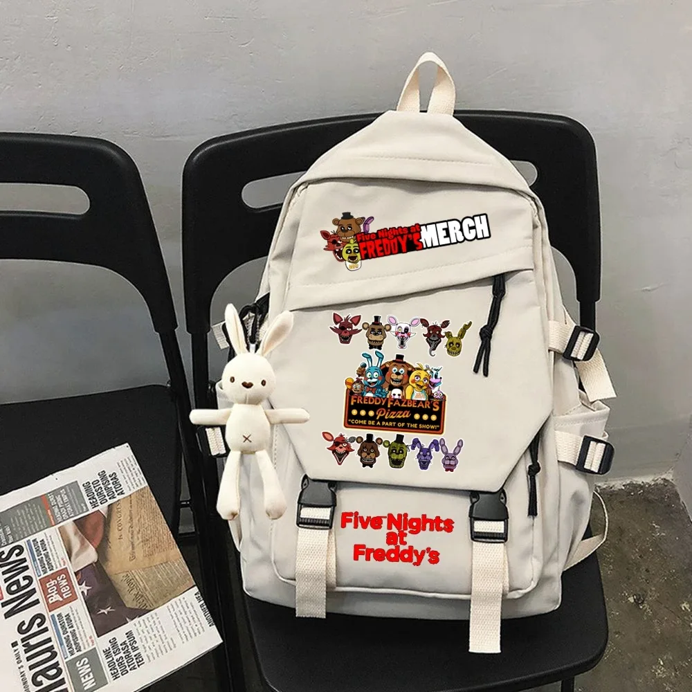 fnaf-sac à dos d'école décontracté pour enfant et adolescent, cadeau mochila