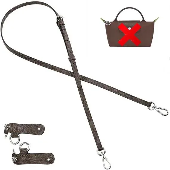 sangle de sac à bandoulière de remplacement en cuir pour mini sac longchamp, sangle d'épaule sans poinçonnage, accessoires de sac de modification