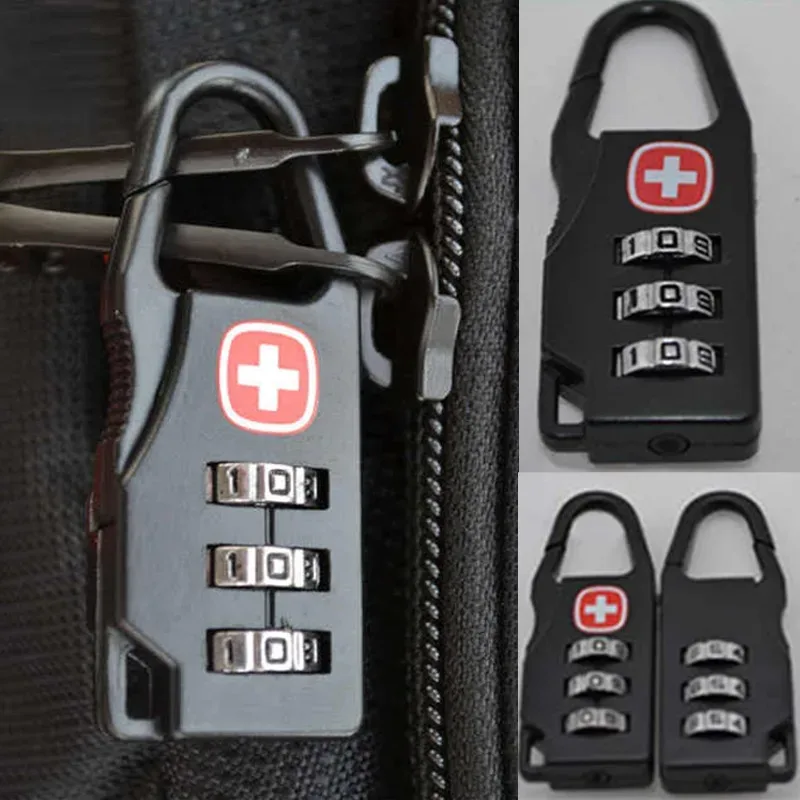 Mini valise Portable avec mot de passe, 5/1 pièces, serrure antivol, boucle, sac pratique, serrure d'armoire, serrures de porte de dortoir d'étudiants