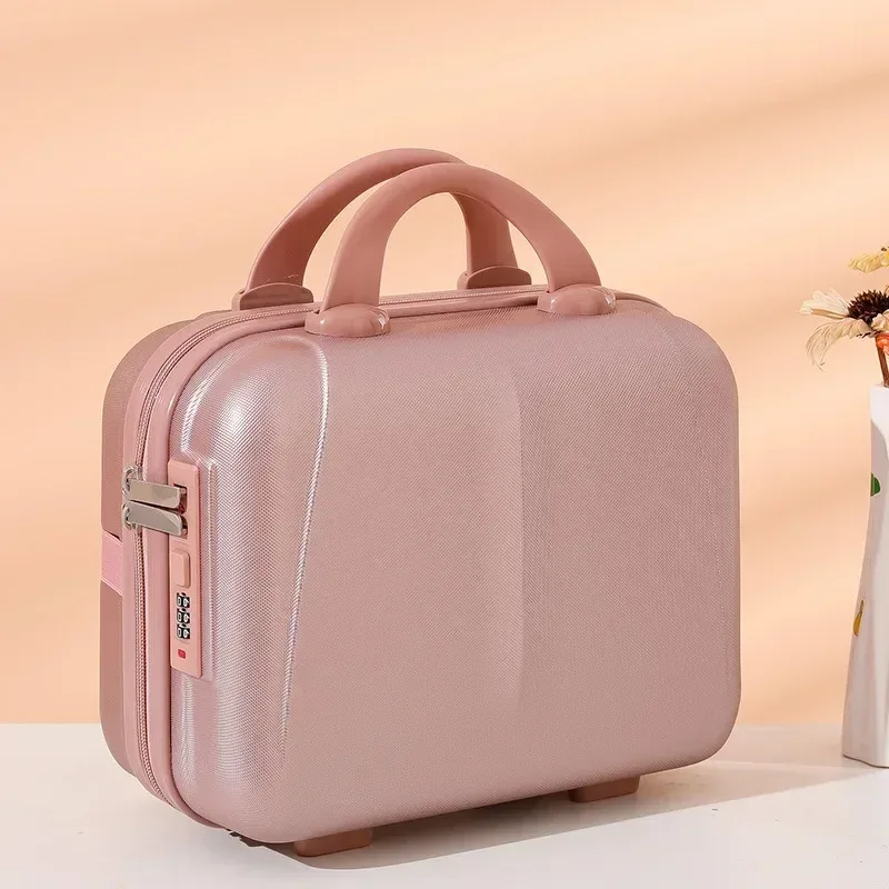 mini valise rigide étanche et résistante aux chocs de 14 pouces, avec mot de passe, pour ranger vos cosmétiques, bagage à main, nouveauté 2025