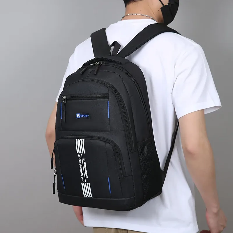 sac à dos de voyage de loisirs, nouveau sac à dos de navetteur professionnel, léger, multi-poches, pour homme