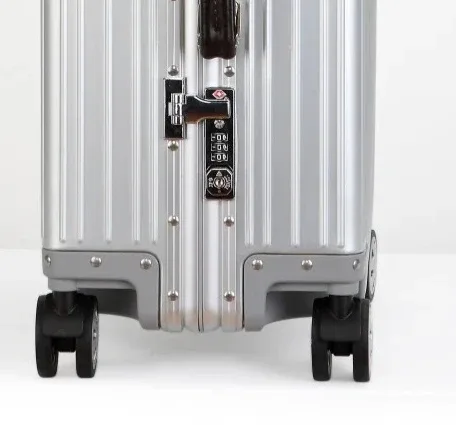Valise vintage en alliage aluminium-magnésium Domtom