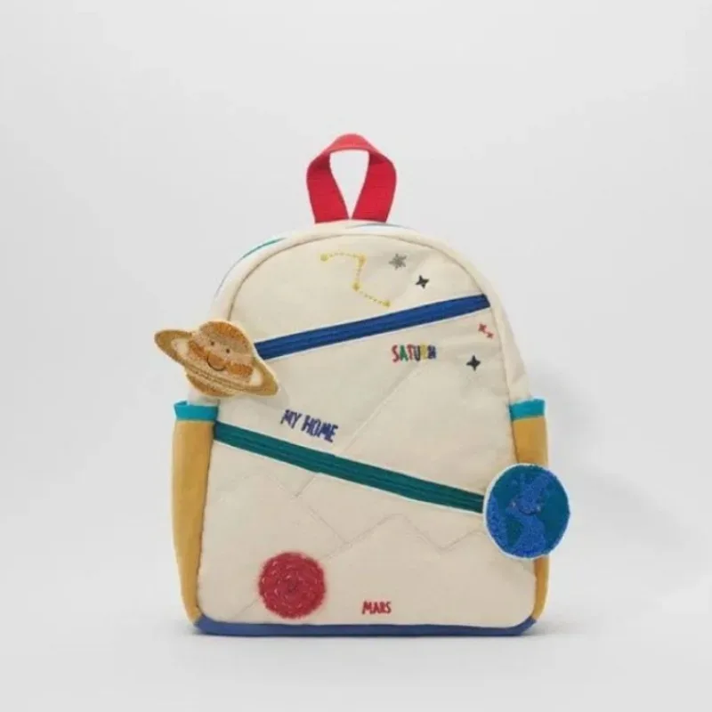 sac à dos unisexe 2026 mignon motif planète spatiale, tendance, pour étudiants, sac d'école kawaii, sac de voyage extérieur