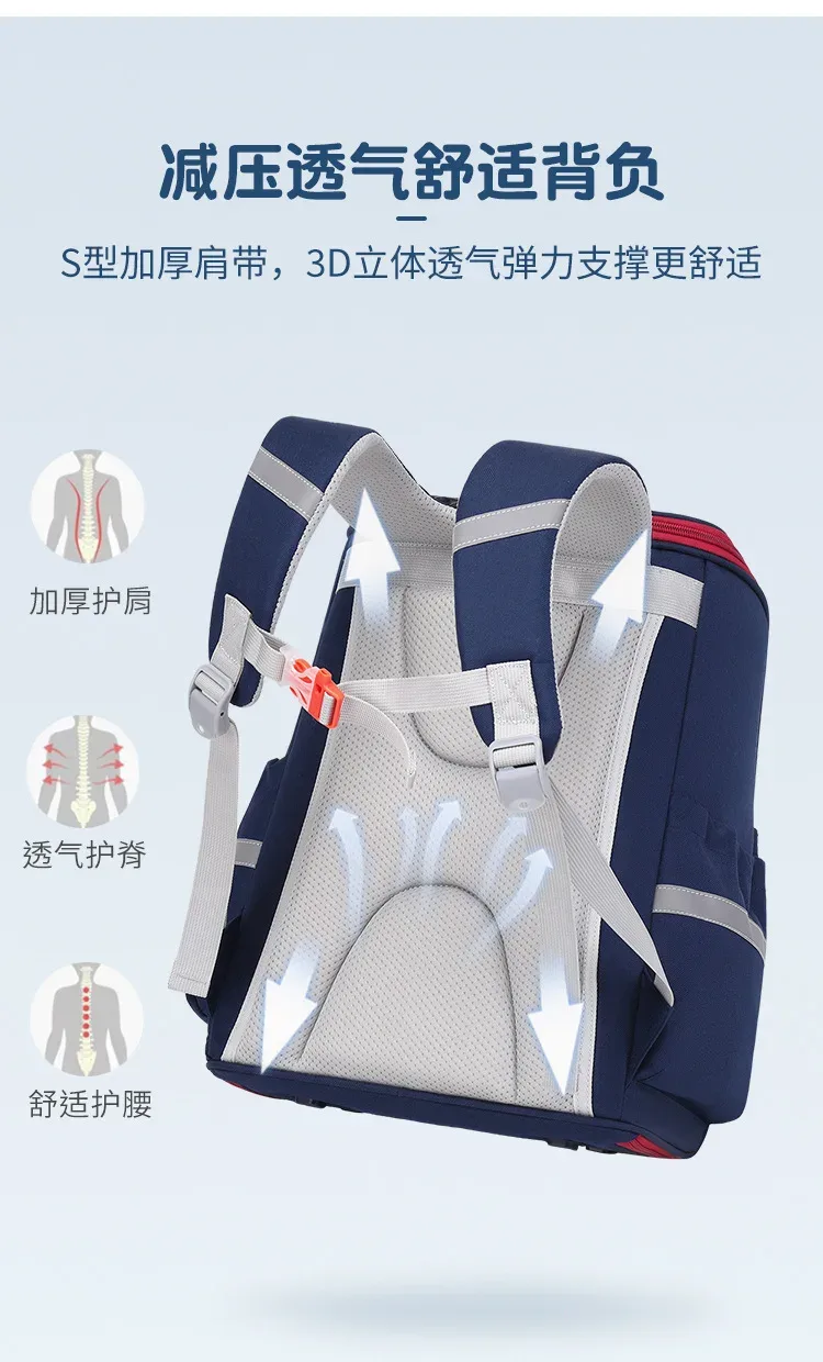 sacs d'école orthopédiques pour enfants, sacs à dos d'école primaire pour filles et garçons, sacs à dos d'école imperméables, sac à livres mochila