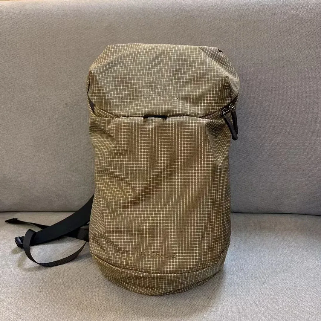 nouveau sac à dos brodé tendance 15l à carreaux sports de plein air alpinisme étanche perte de poids styles pour hommes et femmes