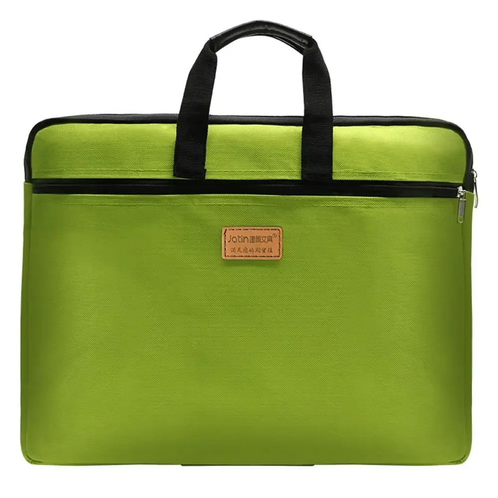oxford tissu a4 portable fichier sac fermeture éclair fichier organisateur a4 fichier dossier mallette d'affaires multi-couche documents sac étudiant