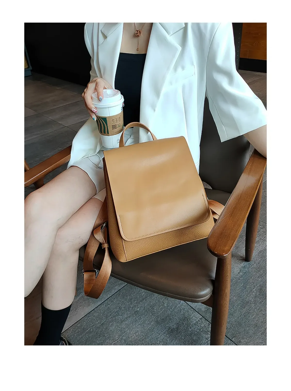 sac à dos en cuir de vachette pour femme, couche supérieure, design original chic, sac à dos de livre scolaire, sac à dos imprimés girl, haute qualité