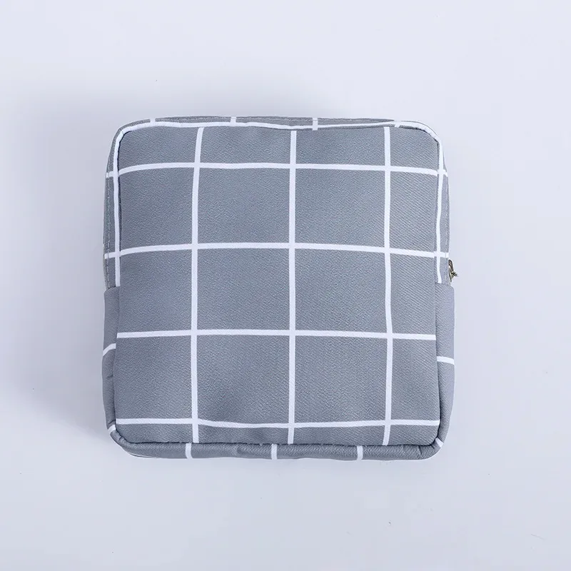 1 pièce trousse de toilette et de maquillage pour femme, mignonne et tendance, indispensable pour le voyage, pour rouges à lèvres, serviettes hygiéniques et autres articles de toilette