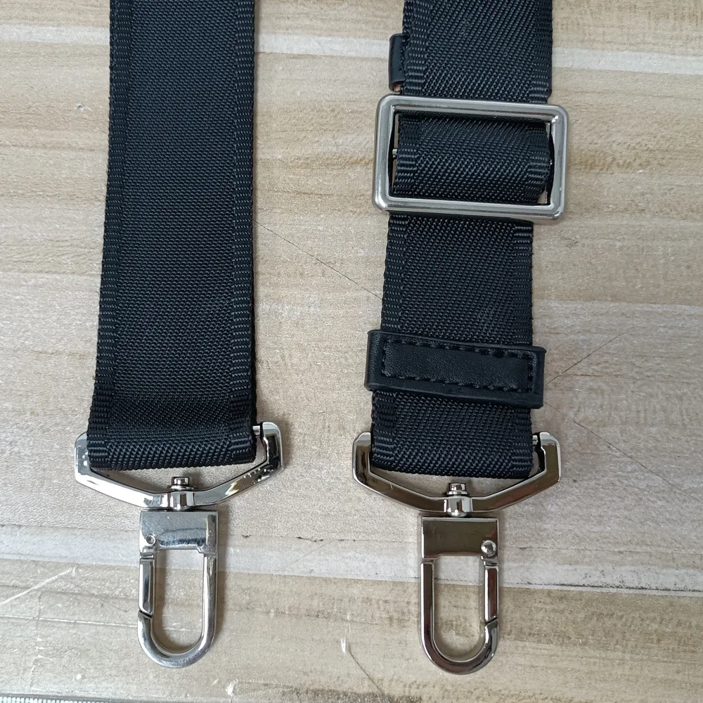 sangle en nylon à crochet solide pour hommes, 38mm max, 30kg, accessoire de ceinture, sacs à bandoulière longue, sac pour ordinateur portable, nouvelle sangle de réparation