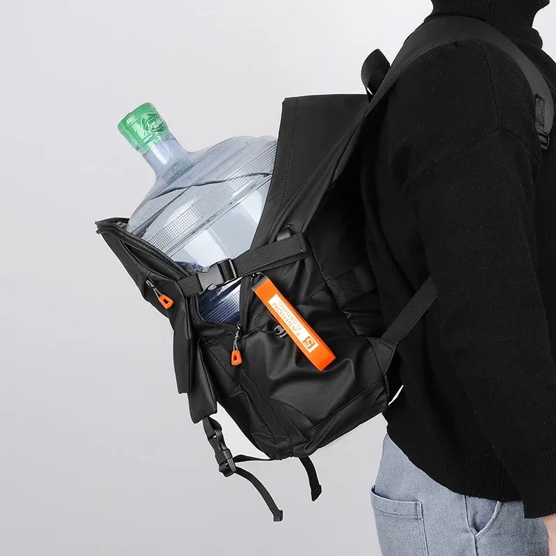 sac à dos de luxe pour hommes, sac à dos pour ordinateur portable 15.6 de haute qualité, sac de voyage étanche de grande capacité, sacs d'école à la mode pour hommes