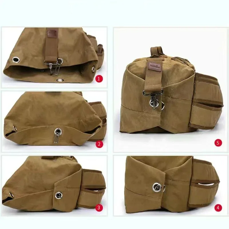 sac à dos en toile pour hommes, sac de sport de plein air, sac de voyage, sacs à dos de randonnée, sac de pêche, sacs campong