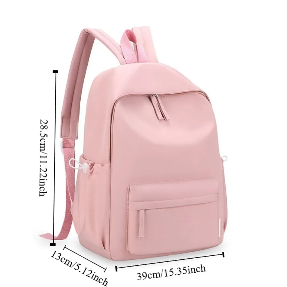 sac à dos imperméable de couleur unie, petit paquet, style coréen, sac à bandoulière pour étudiant, sac à main décontracté pour l'extérieur