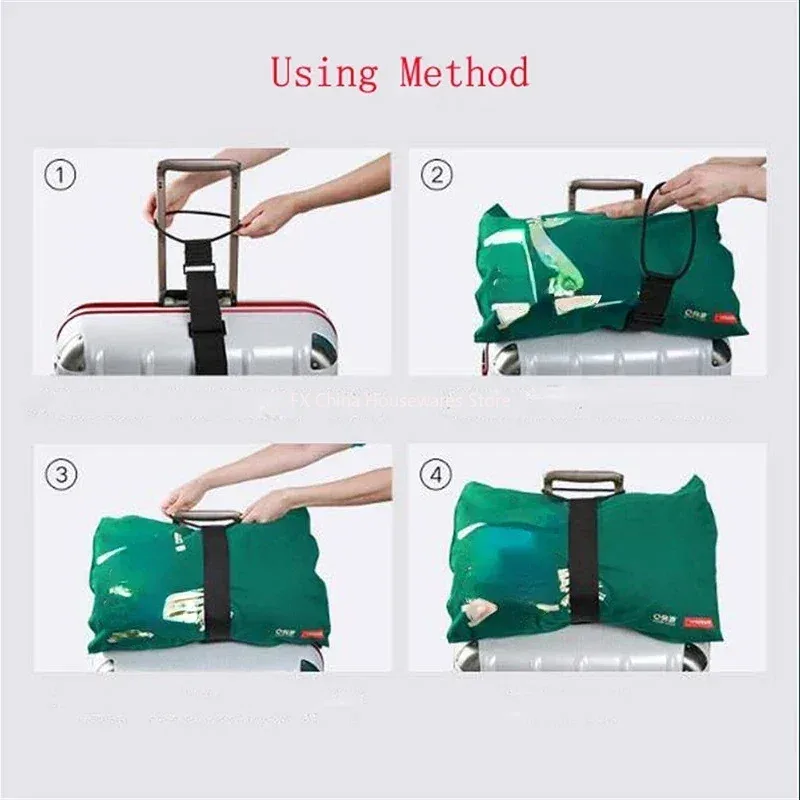 sangle de bagage élastique réglable, ceinture de sécurité de voyage, pour bagages à main, transport sécurisé des bagages