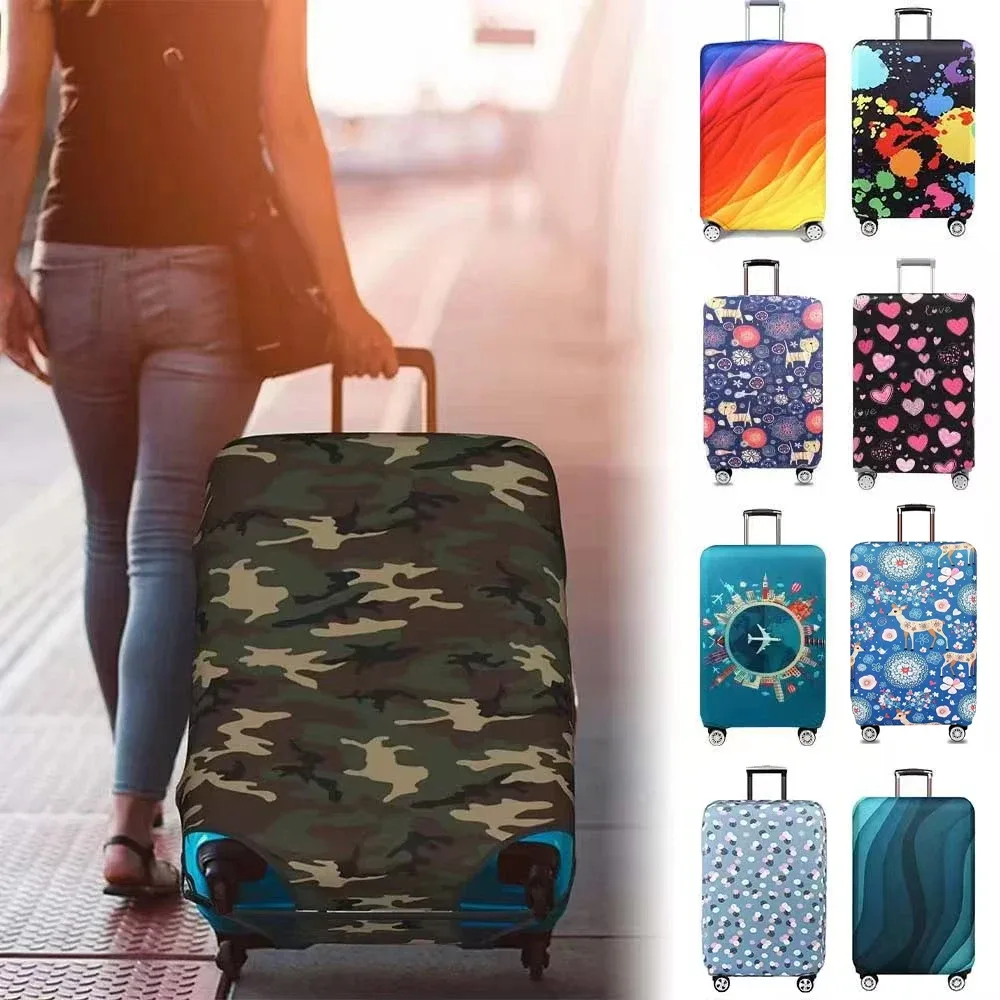 Housse de protection pour bagages, approuvée par le monde, housse de protection pour valise, boîtier de chariot, housse anti-poussière pour bagages de voyage, 18 à 32 pouces