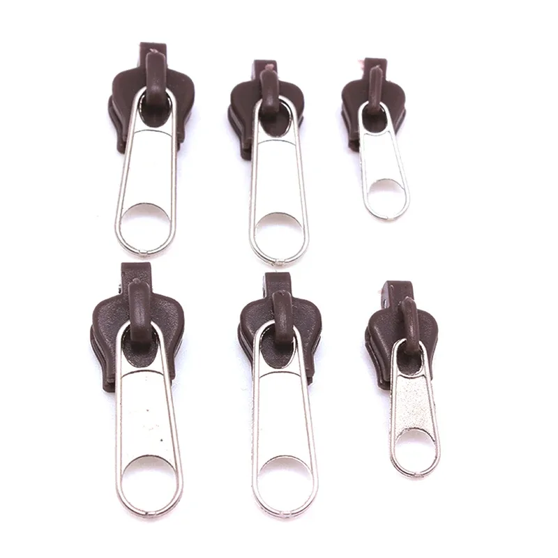 kit de réparation de fermeture éclair instantanée universelle, 6 pièces, curseur de fermeture éclair de remplacement pour bricolage couture