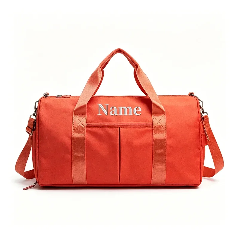 sac de sport personnalisé pour fille et garçon, broderie de nom, idéal pour l'école, le camping, les activités, les voyages de nuit, les week-ends, cadeau