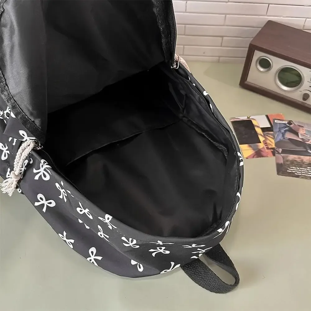sac à dos léger et durable en nylon pour étudiantes, sac d'école mignon de grande capacité pour filles, 1 pièce
