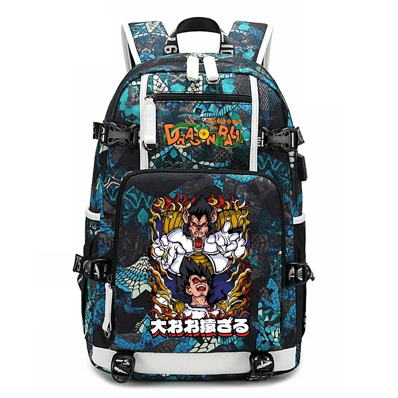 sac à dos imprimé dragon ball z pour étudiants, grande capacité, sac à dos décontracté pour enfants, adolescents, voyages scolaires