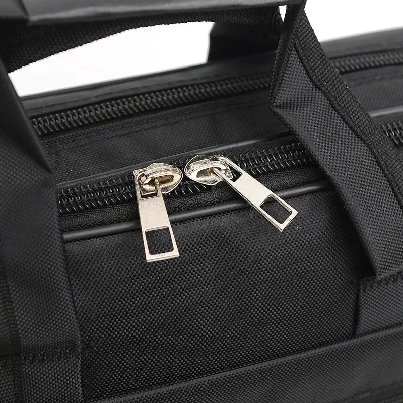 mallette d'affaires de grande capacité – sac organisateur pour ordinateur portable et documents pour les voyages au bureau et au week-end (solution de rangement durable)