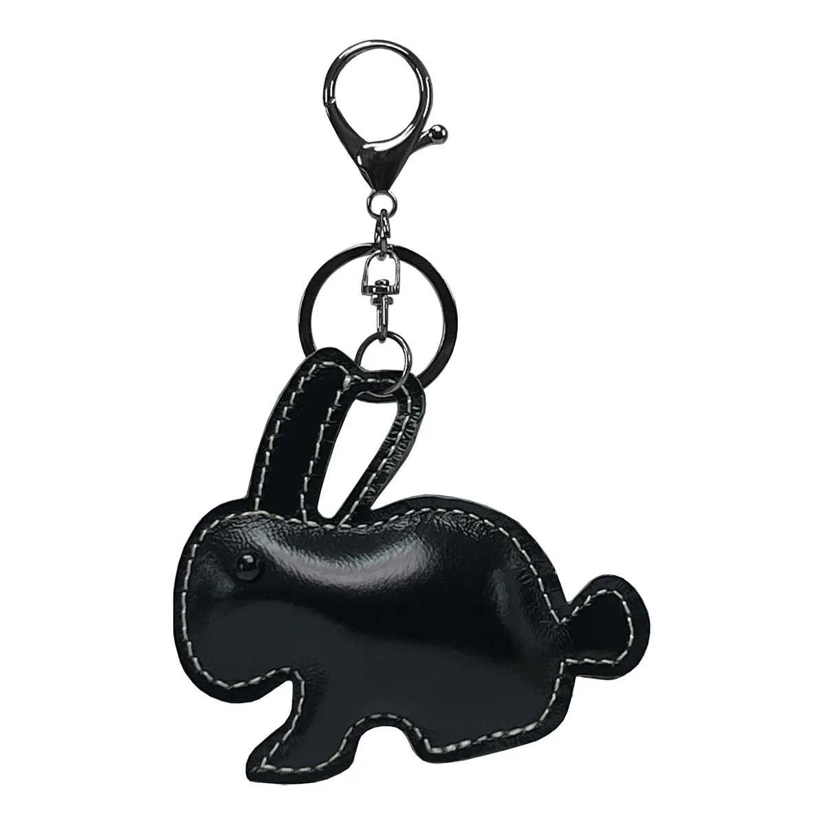 nouveau mignon en cuir de vache lapin porte-clés mini hommes et femmes sac à main pendentif à la mode porte-clés sac à bagages pièces accessoires