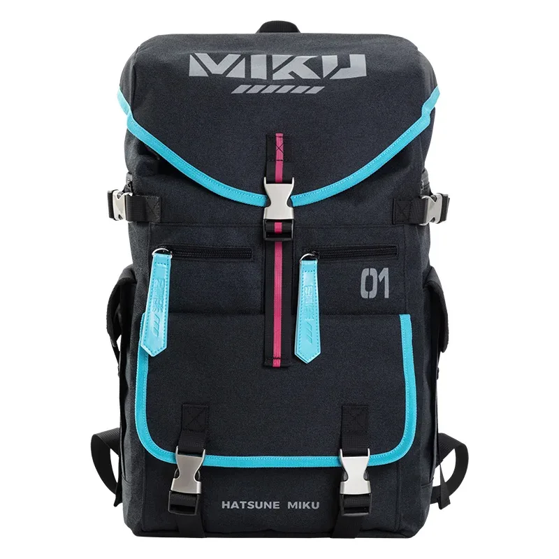 moeyu anime sac à dos école sac à bandoulière hatsune miku cosplay hommes étudiant ordinateur portable voyage randonnée sac à dos décontracté mode femme