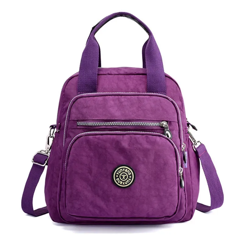sac à dos en nylon imperméable pour femmes, sac à dos de loisirs pour filles, sac d'école de voyage, mode de créateurs coréens initiés