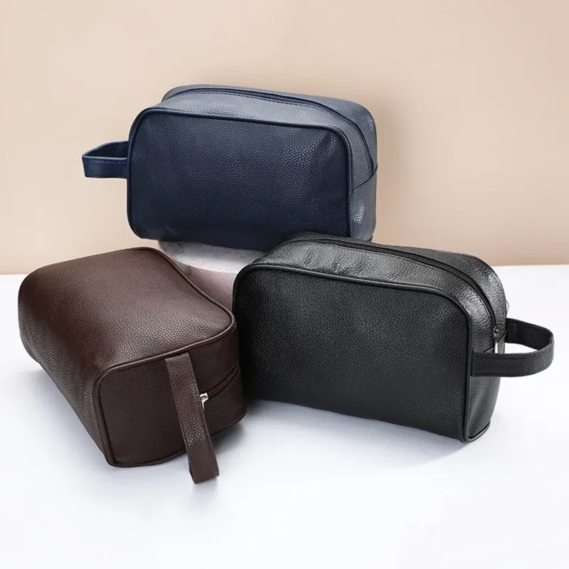 Sacs à cosmétiques pour femmes, couleur unie, sac de maquillage de lavage à main, rangement de voyage Portable pour dames, sacs de rangement de rouge à lèvres