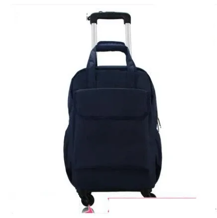 bagage à main pour femmes, sac à roulettes oxford, sac à dos roulant, sac à roulettes de voyage, sac à bagages de voyage, sacs à dos à roulettes