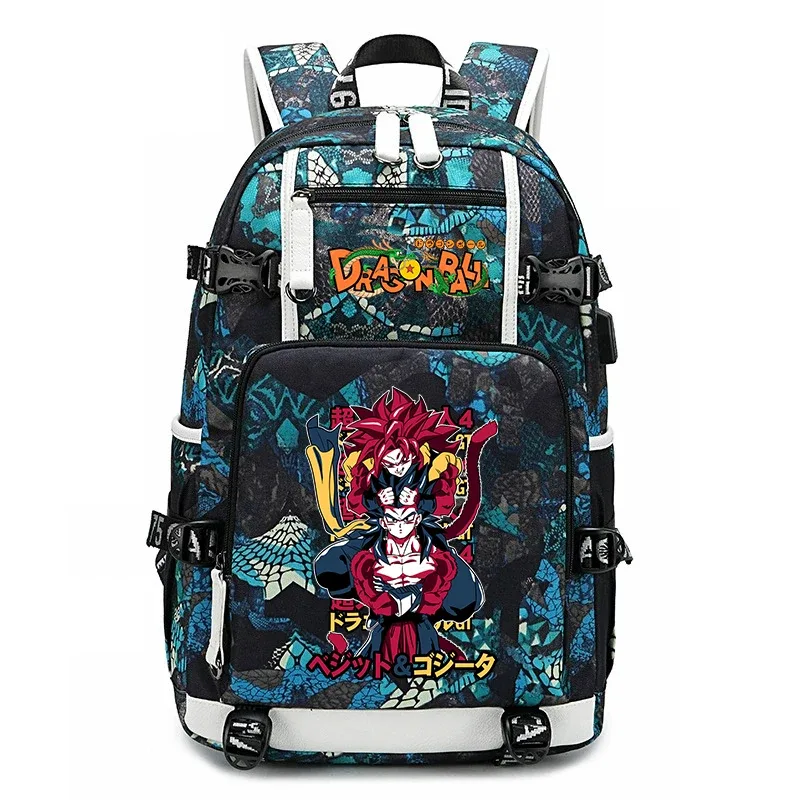sac à dos imprimé dragon ball z pour étudiants, grande capacité, sac à dos décontracté pour enfants, adolescents, voyages scolaires